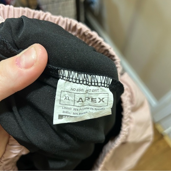 APEX ApexLite 3.0 Training Shorts Pink Blush Size XL NWOT. - Picture 5 of 6